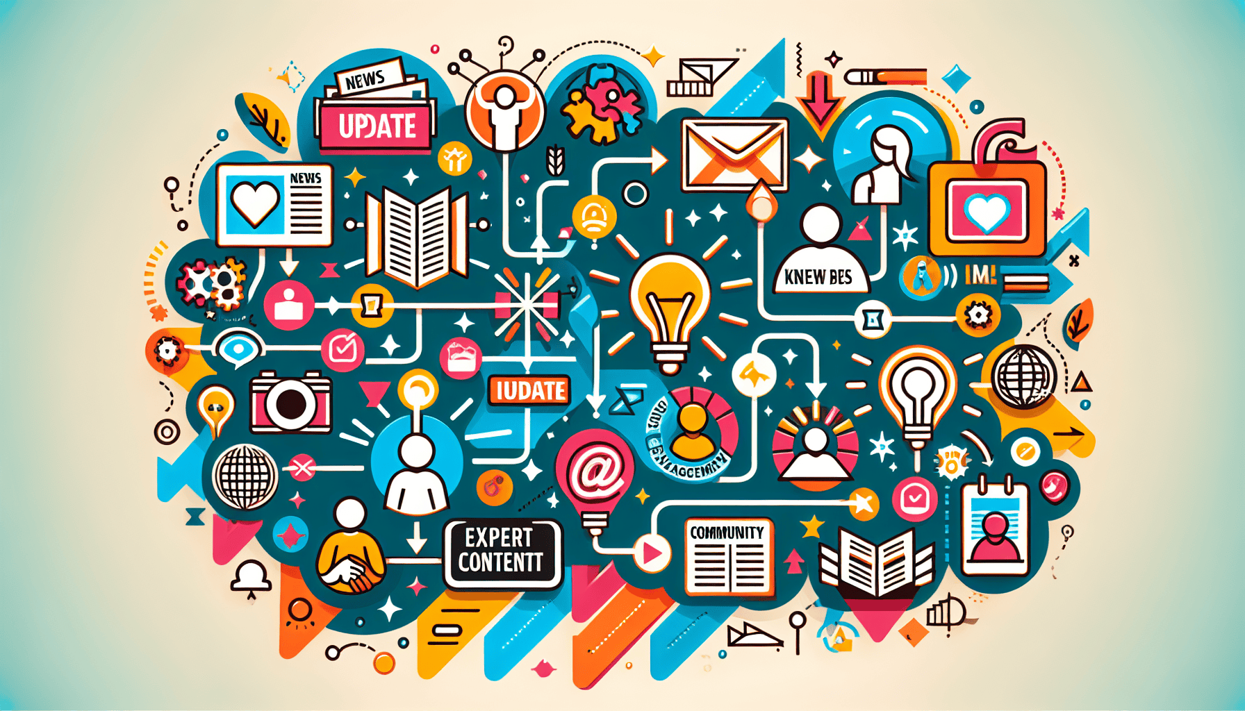 A visual representation of the key features of Search Engine Journal, highlighting its role in the SEO community