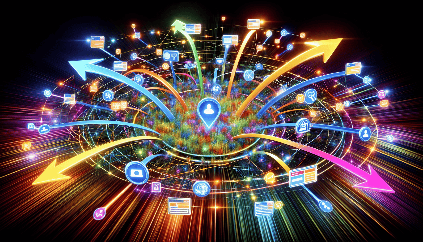 An illustration depicting the relationship between SEO and Ads SEO in digital marketing strategies